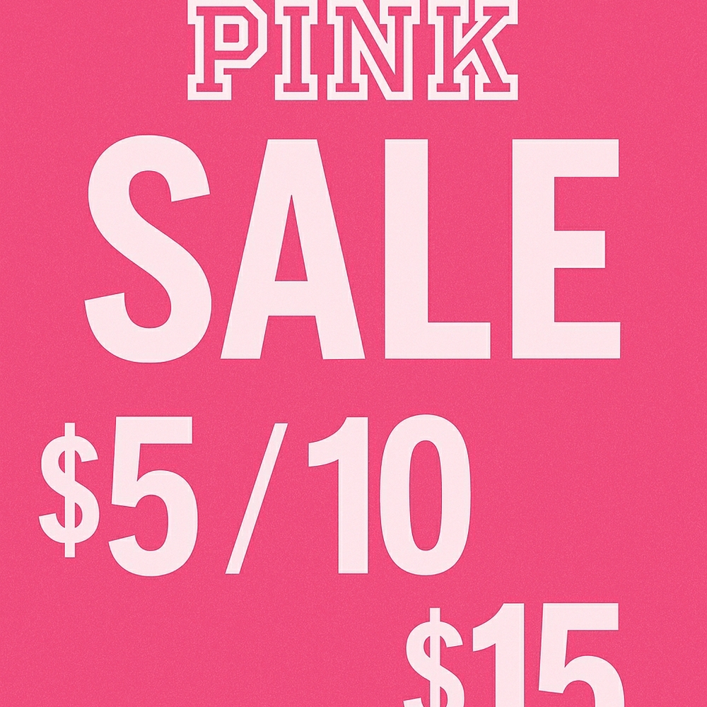 VS PINK SALE! 12.11.25 8:30 PM PST!UNBOXING..$3 BRALETTES! Non vs pink too!!